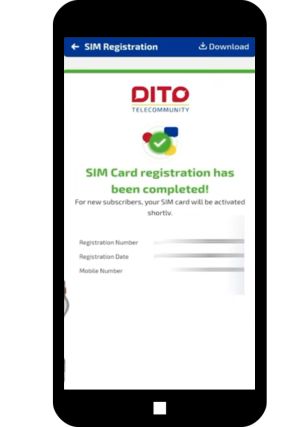 This Image is used for Complete Sim registration step by step online.