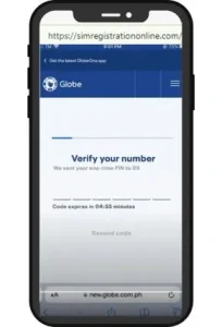 Globe Sim Registration Online 2025 (Link) Step by Step Guide 4 This image for Globe OTP.