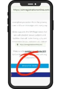 Globe Sim Registration Online 2025 (Link) Step by Step Guide 2 Click on online link for registration of Globe Sim.